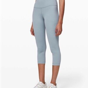 Lululemon Align High Rise Crop 21” Leggings Light Blue